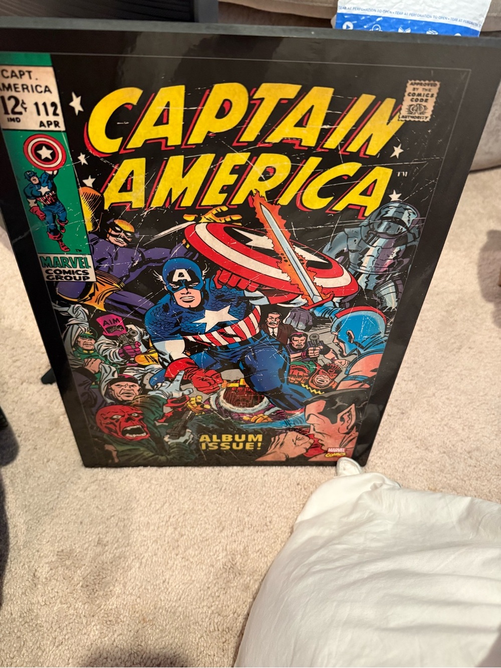 Kirklands Marvel Framed Art Backing - Brown, Black